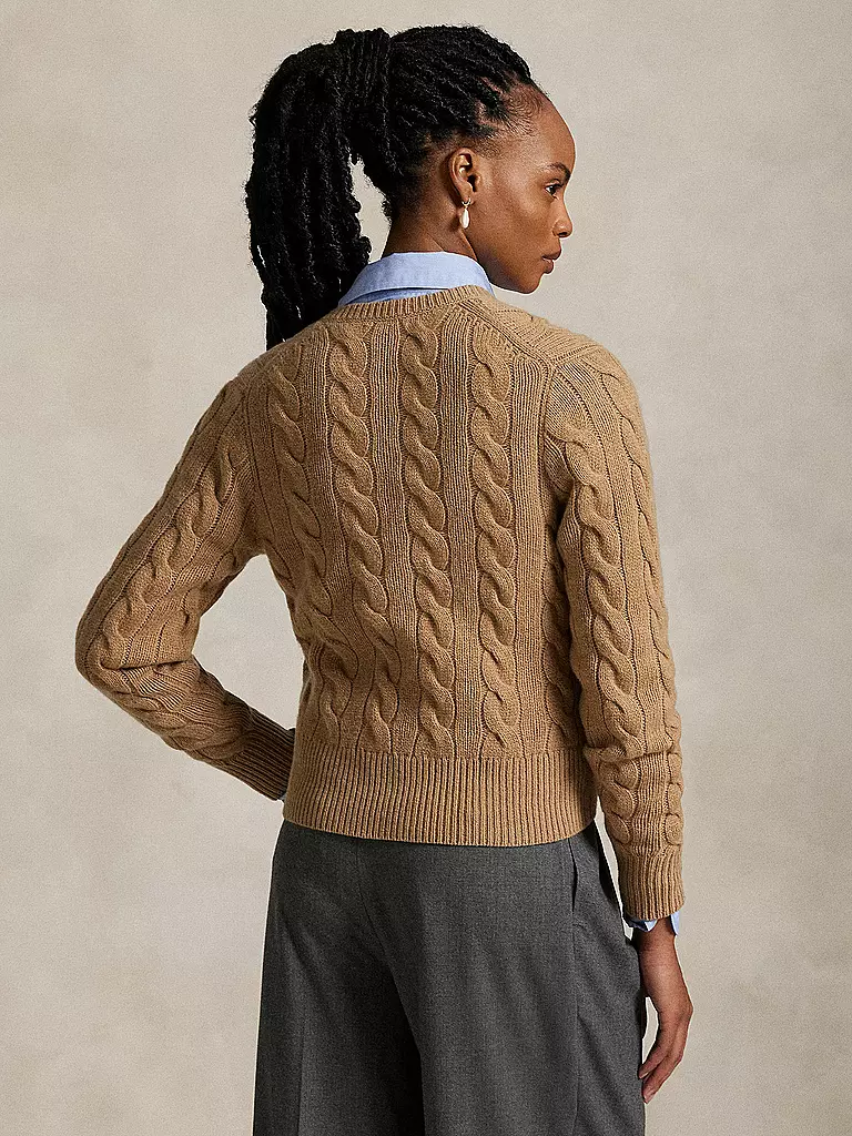 POLO RALPH LAUREN | Strickjacke | camel