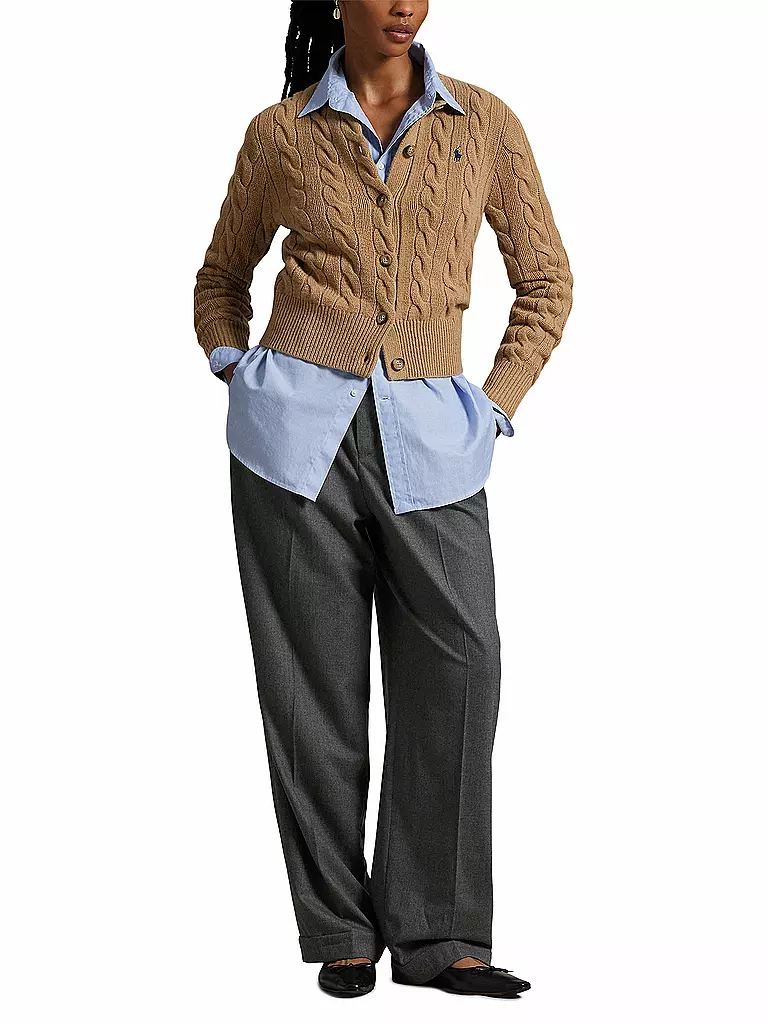 POLO RALPH LAUREN | Strickjacke | camel