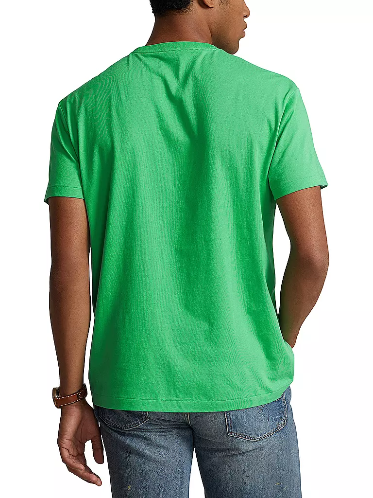 POLO RALPH LAUREN | T-Shirt Custom Slim Fit | grün