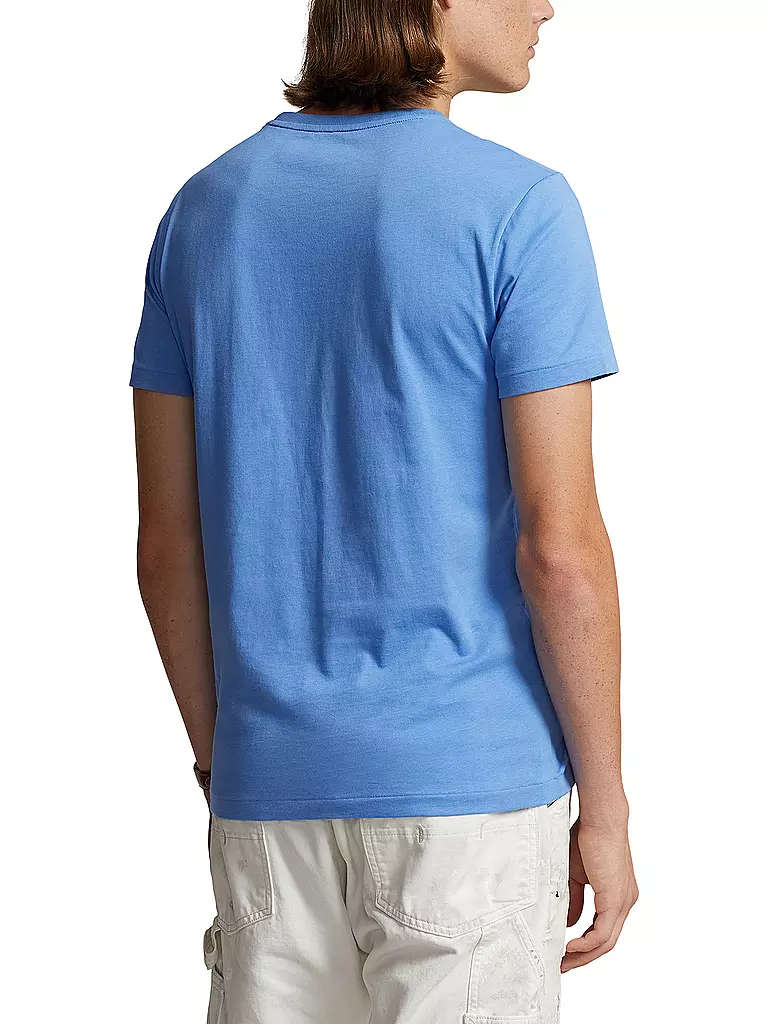 POLO RALPH LAUREN | T-Shirt Custom Slim Fit | hellblau