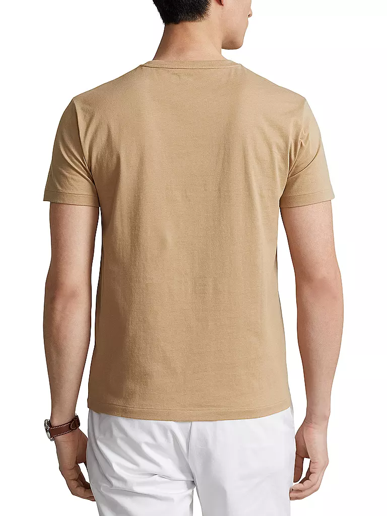 POLO RALPH LAUREN | T-Shirt Custom Slim Fit | camel