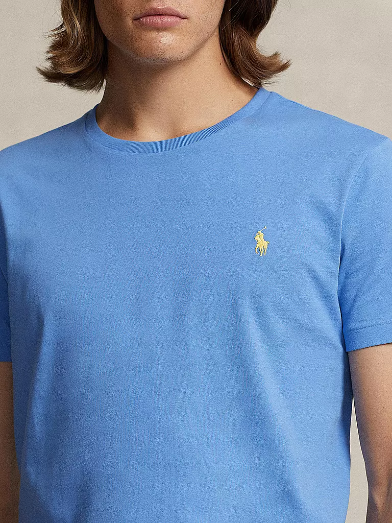 POLO RALPH LAUREN | T-Shirt Custom Slim Fit | hellblau