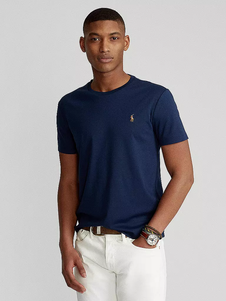 POLO RALPH LAUREN | T-Shirt Custom Slim Fit | blau