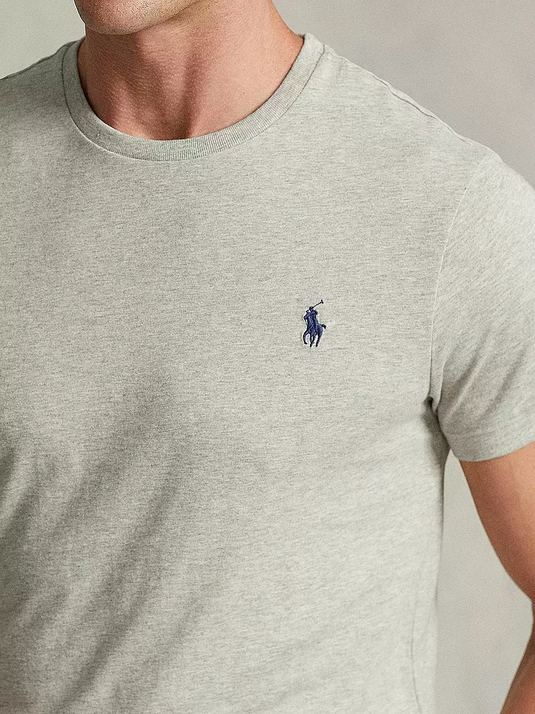 POLO RALPH LAUREN | T-Shirt Custom-Slim-Fit | grau