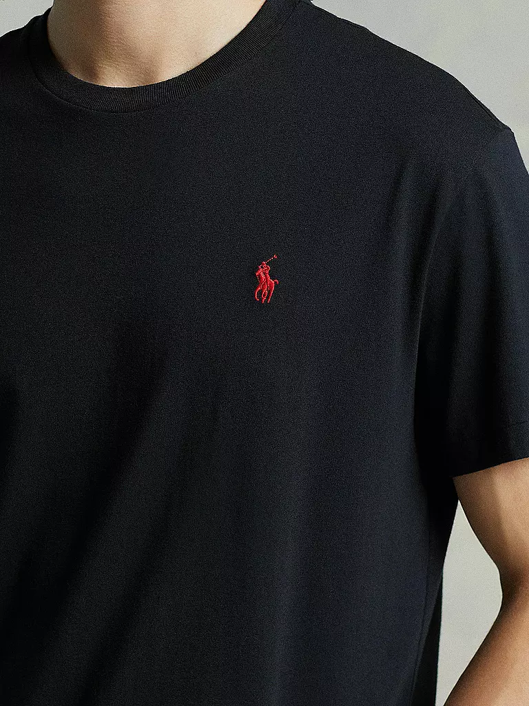 POLO RALPH LAUREN | T-Shirt Custom-Slim-Fit | schwarz