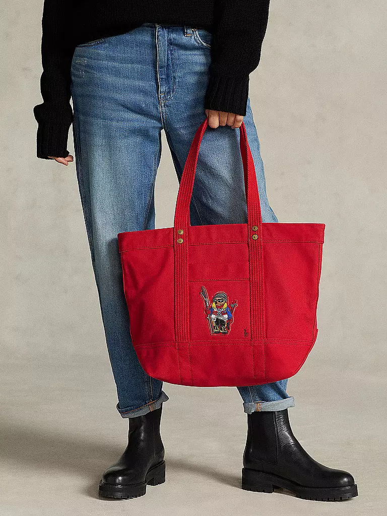 POLO RALPH LAUREN | Tasche - Tote Bag Medium | rot