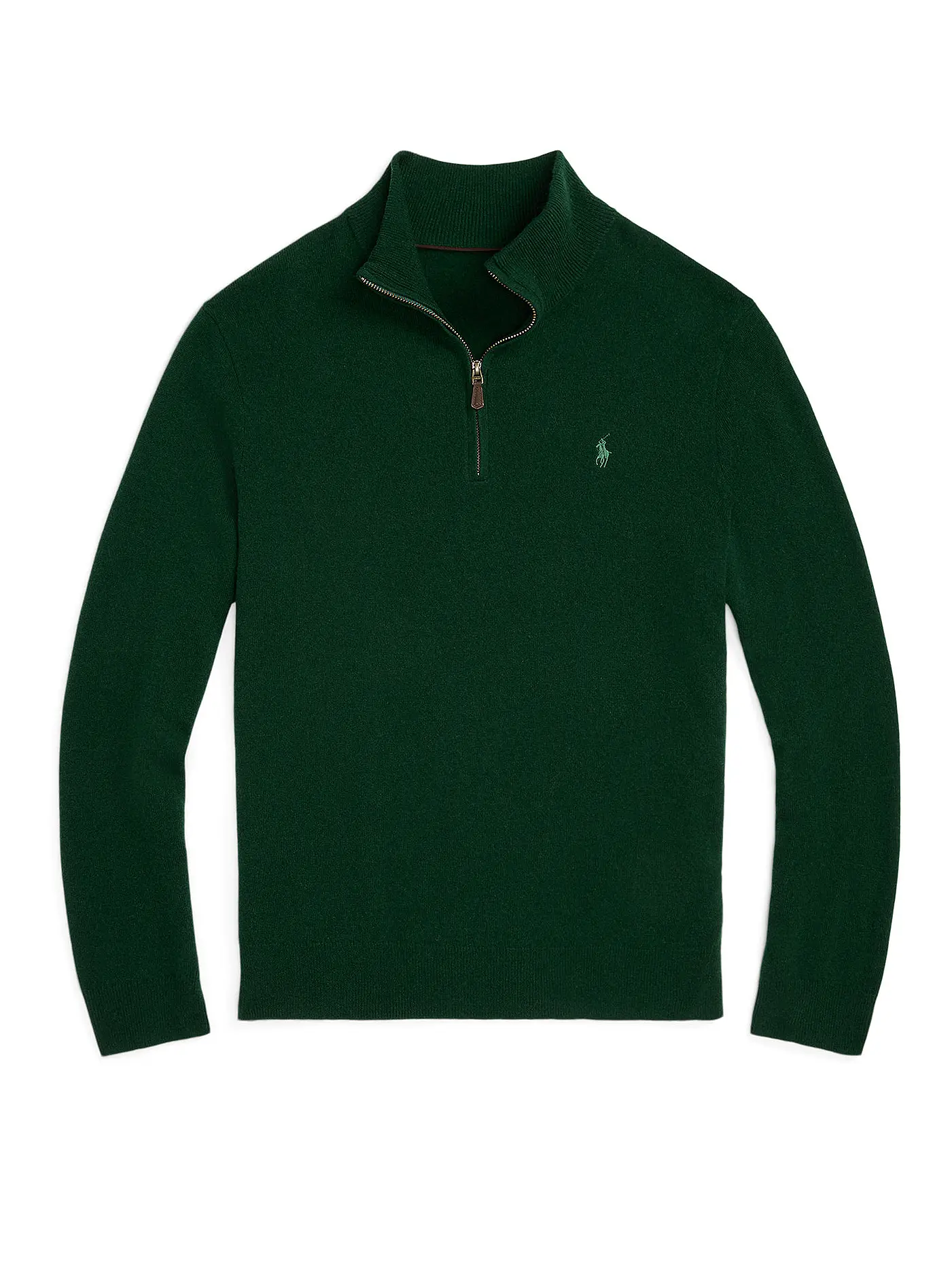 POLO RALPH LAUREN | Troyer Pullover  | dunkelgrün