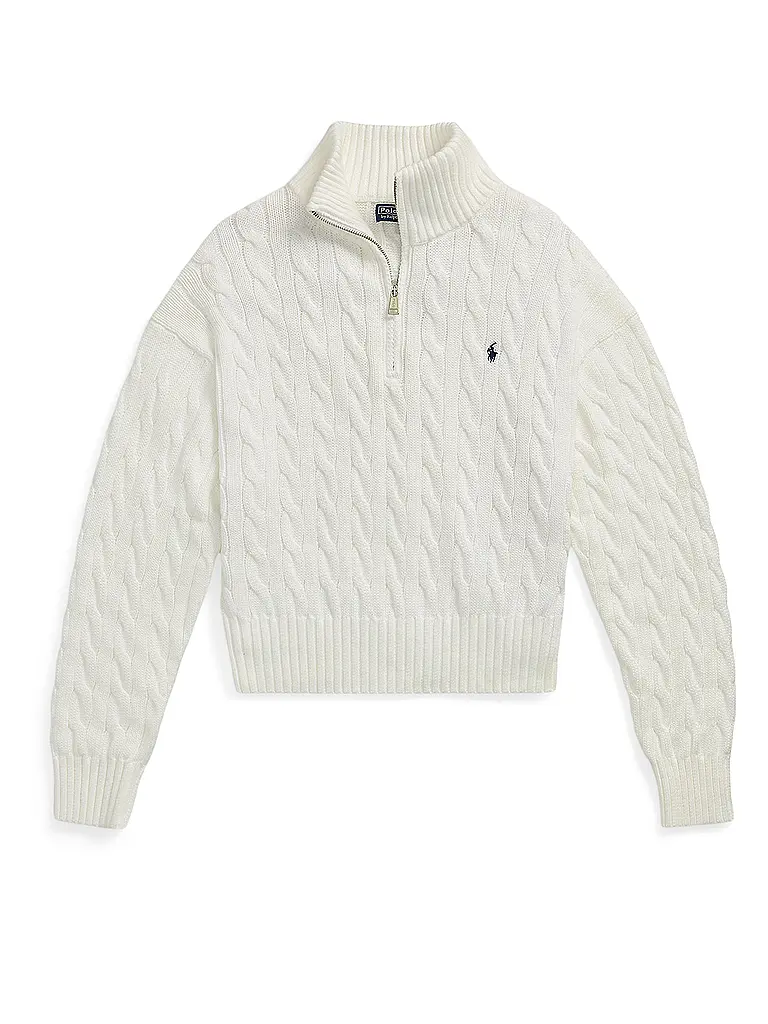 POLO RALPH LAUREN | Troyer Pullover  | Weiss