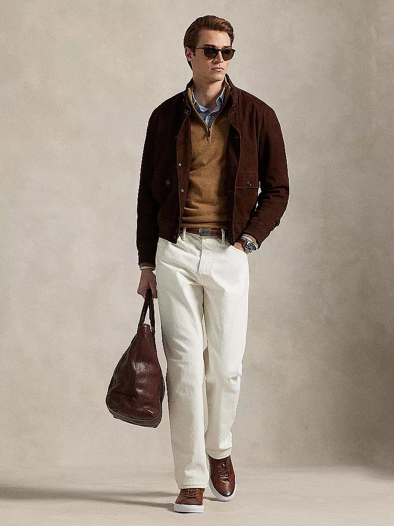 POLO RALPH LAUREN | Troyer Pullover  | camel