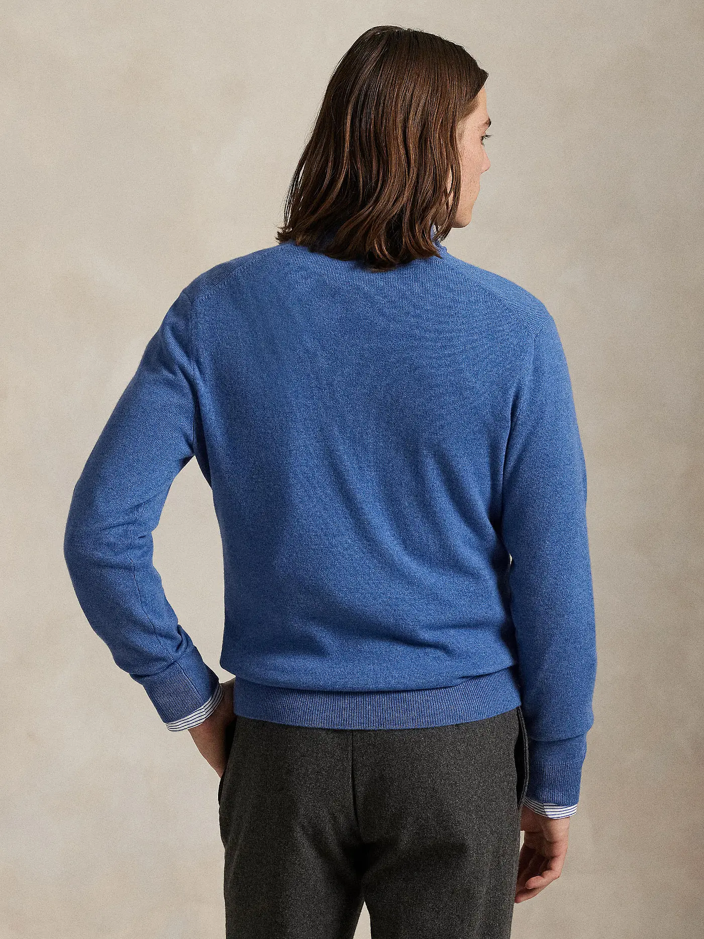 POLO RALPH LAUREN | Troyer Pullover  | hellblau