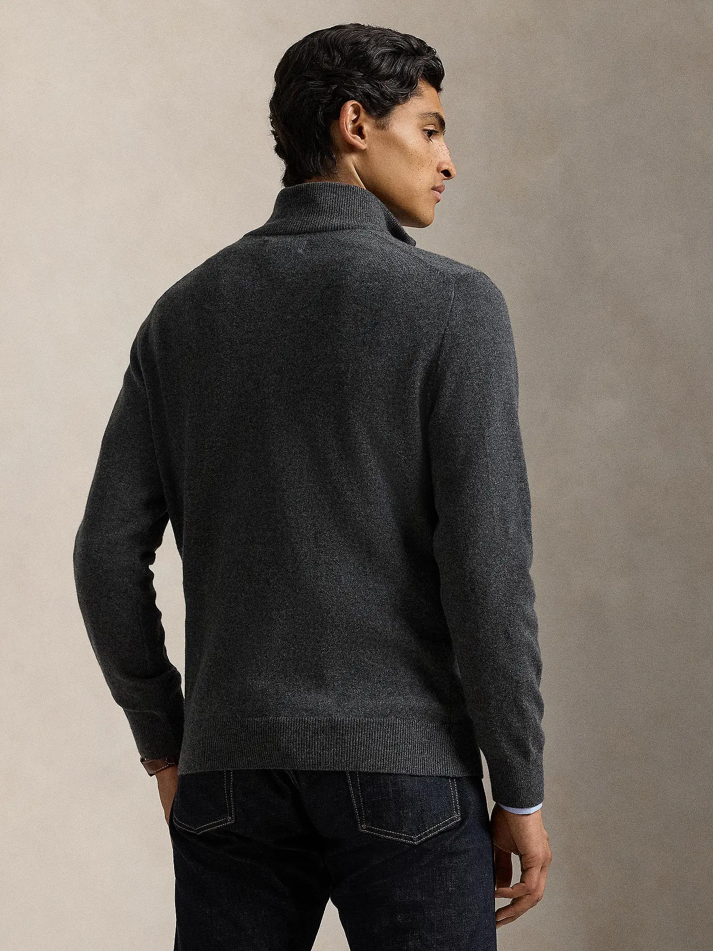 POLO RALPH LAUREN | Troyer Pullover  | grau