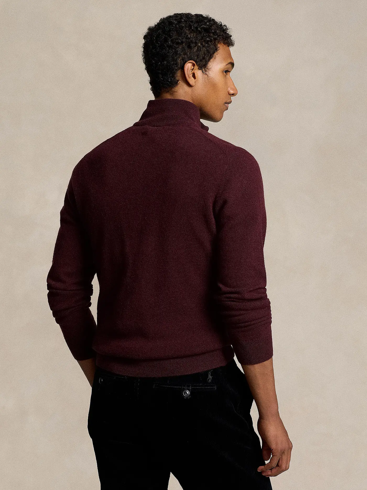 POLO RALPH LAUREN | Troyer Pullover  | dunkelrot