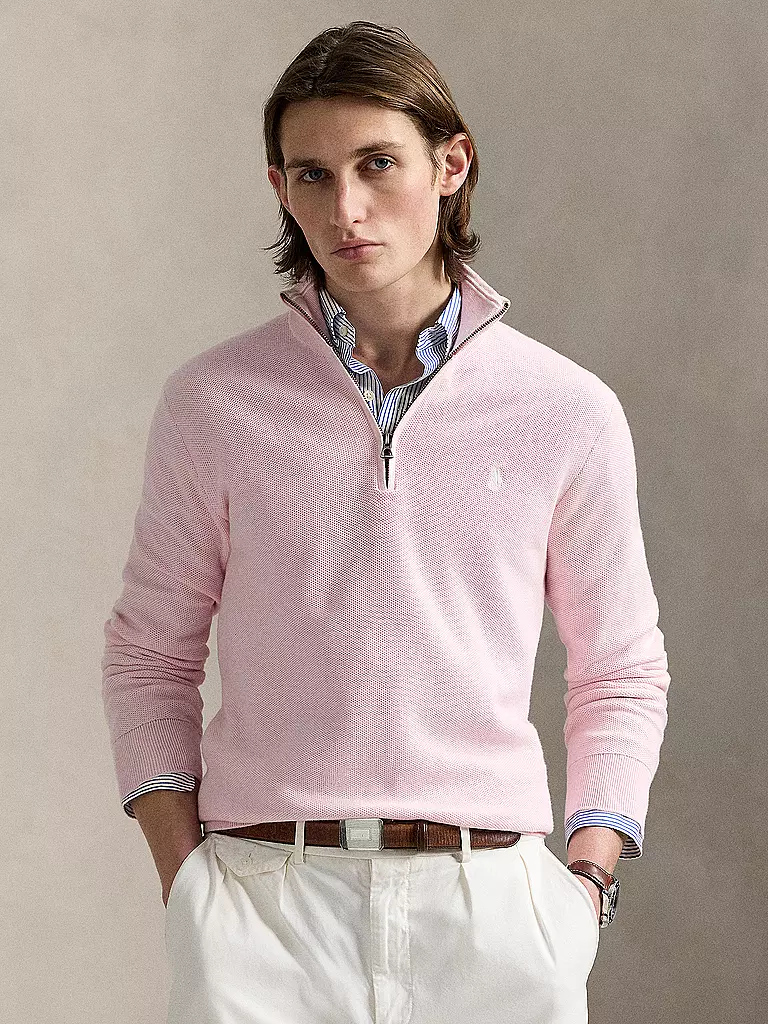 POLO RALPH LAUREN | Troyer Pullover  | rosa