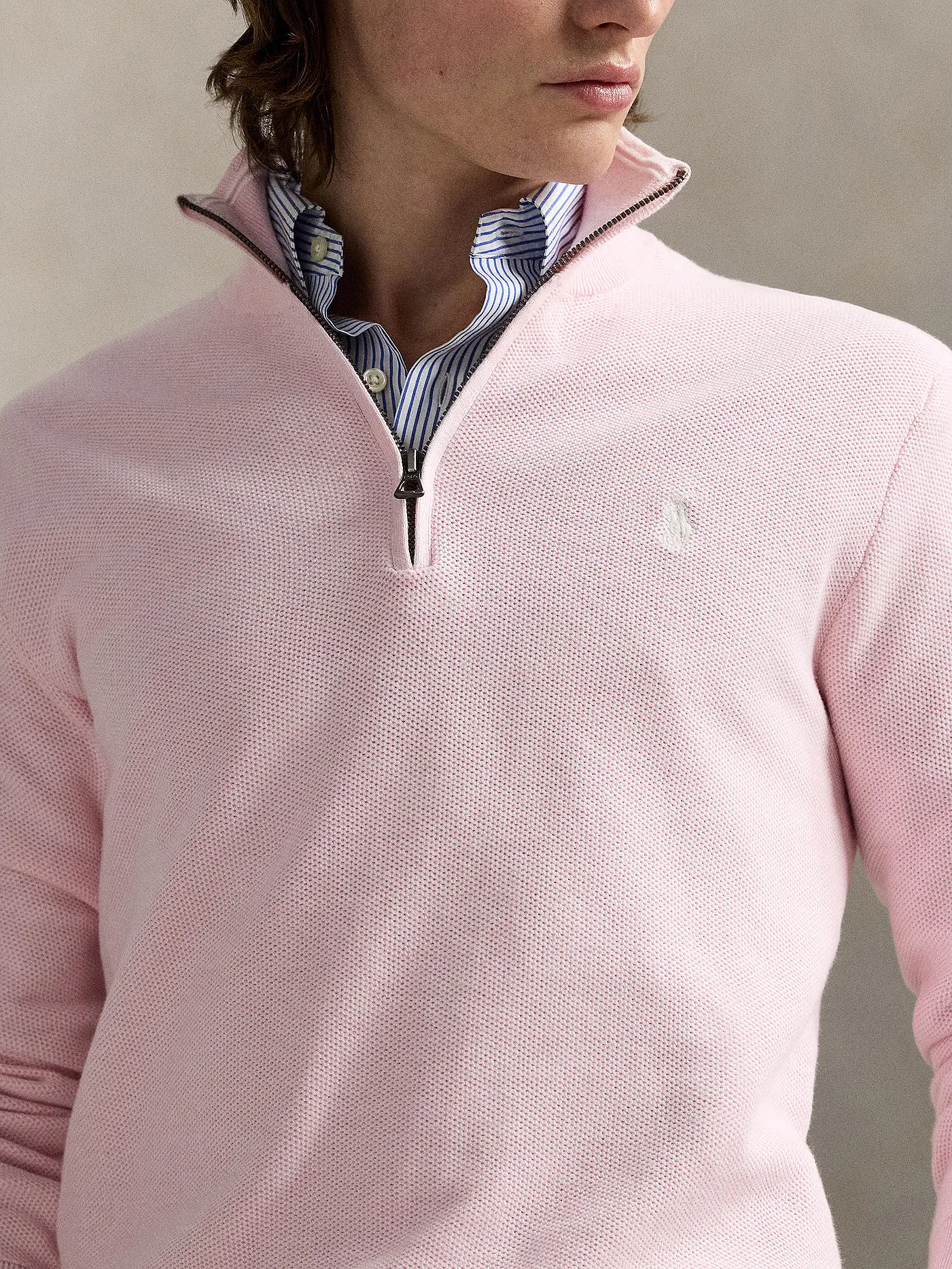 POLO RALPH LAUREN | Troyer Pullover  | rosa