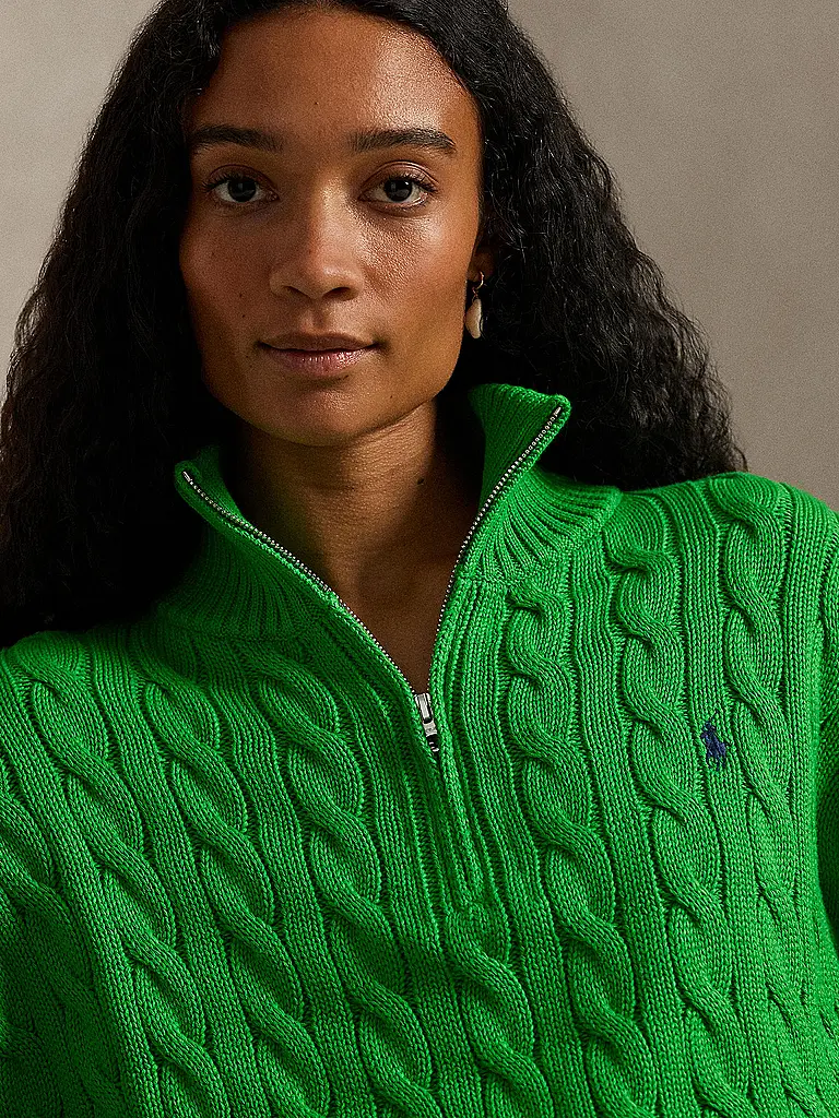 POLO RALPH LAUREN | Troyer Pullover  | Grün