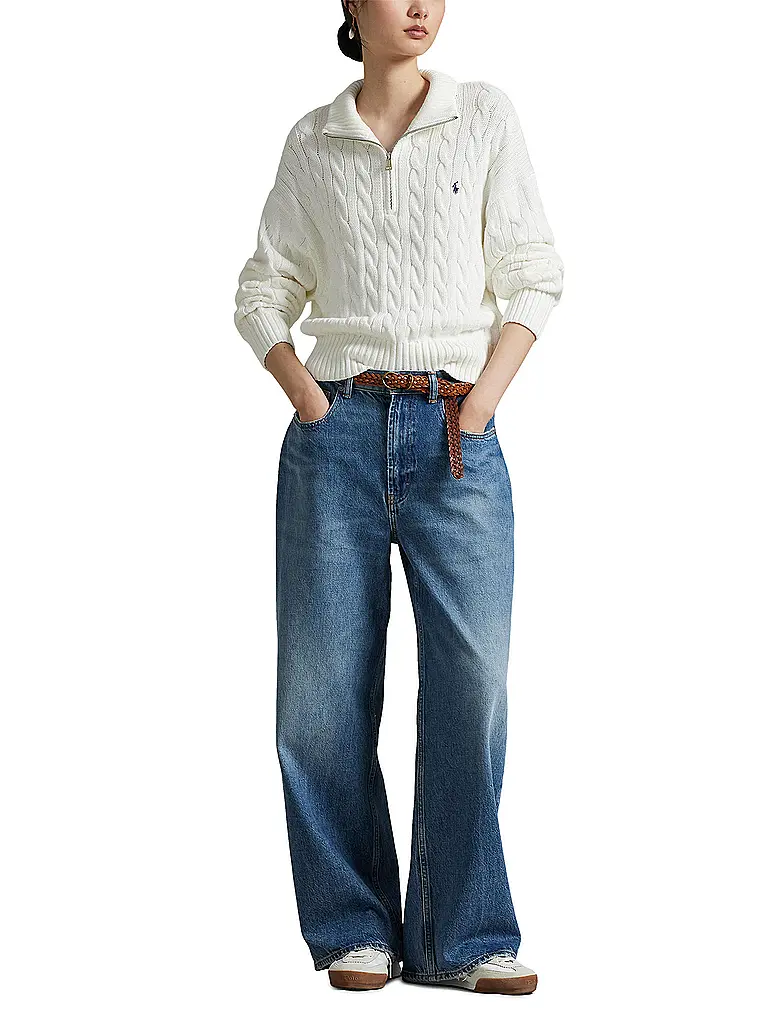 POLO RALPH LAUREN | Troyer Pullover  | Weiss