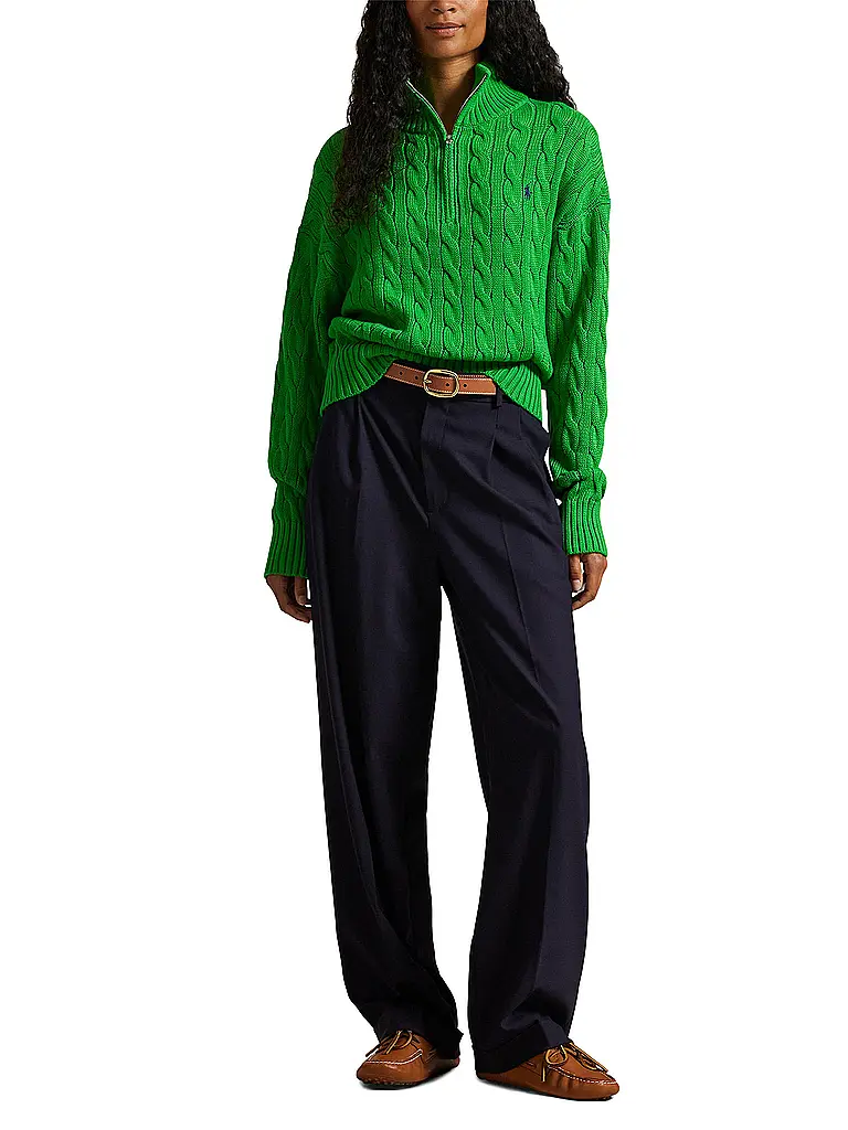 POLO RALPH LAUREN | Troyer Pullover  | Grün