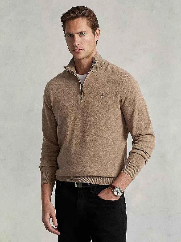 POLO RALPH LAUREN | Troyer Pullover Regular Fit | beige