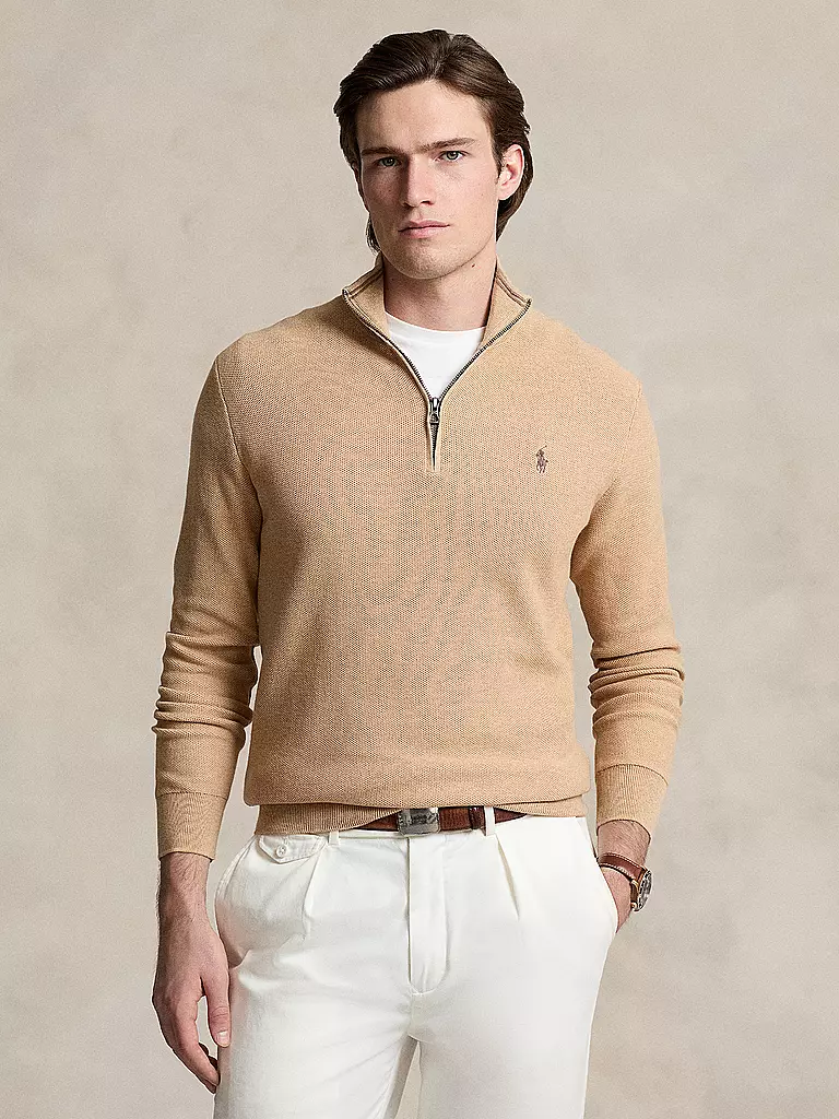 POLO RALPH LAUREN | Troyer Pullover | hellgrün