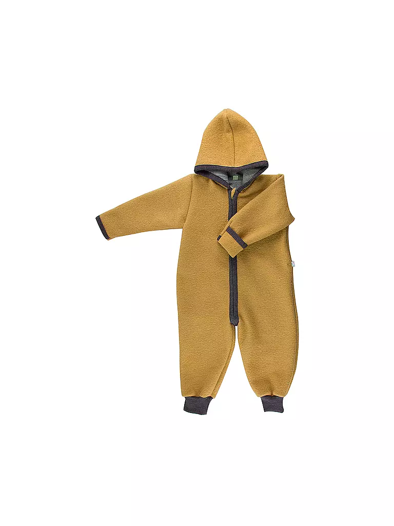 POPOLINI | Baby Wollwalk Overall | gelb