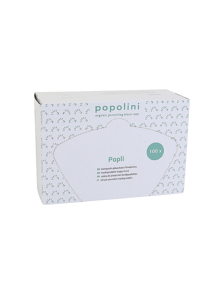 POPOLINI | Windelvlies Box 100 Blatt  | weiß