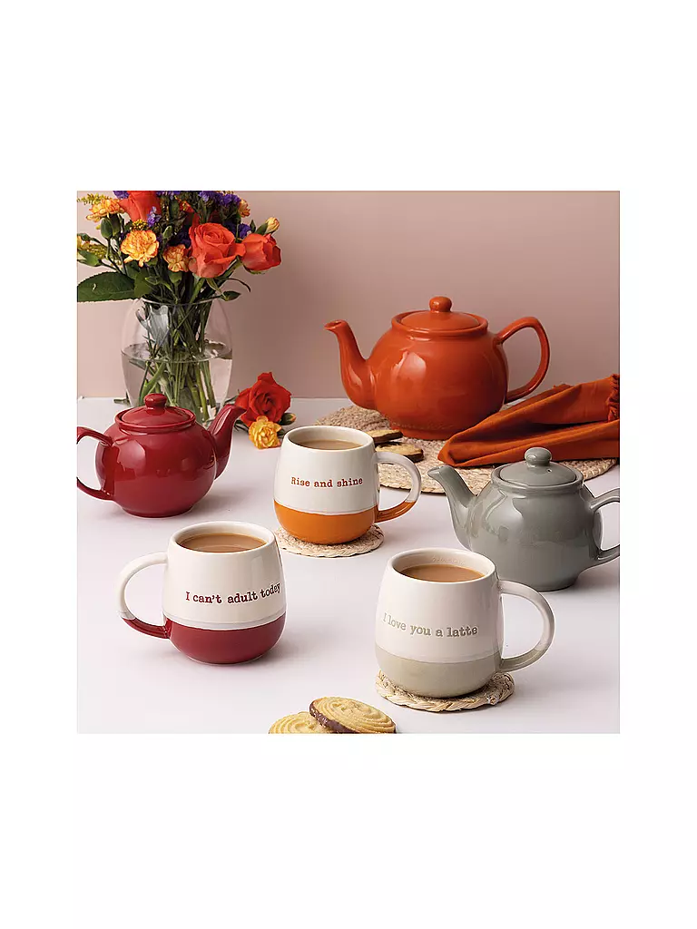 PRICE & KENSINGTON | Teekanne 0,45l Anthrzit glänzend | Grau