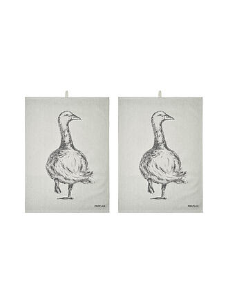 PROFLAX | Geschirrtuch 2er Set 50x70cm Gans Grey