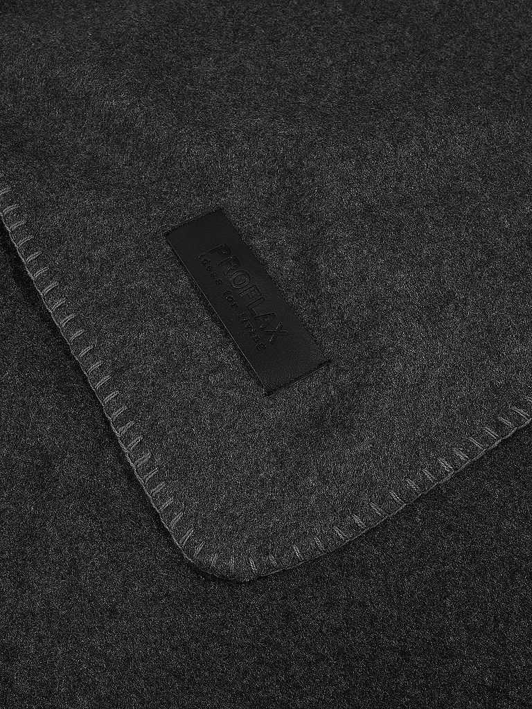 PROFLAX Couverture - Plaid PROFLAX FLEECE 160x200cm Secret Graphite gris