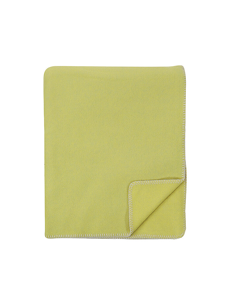 PROFLAX Wohndecke 160x200cm SECRET Citrus hellgrün – PROFLAX