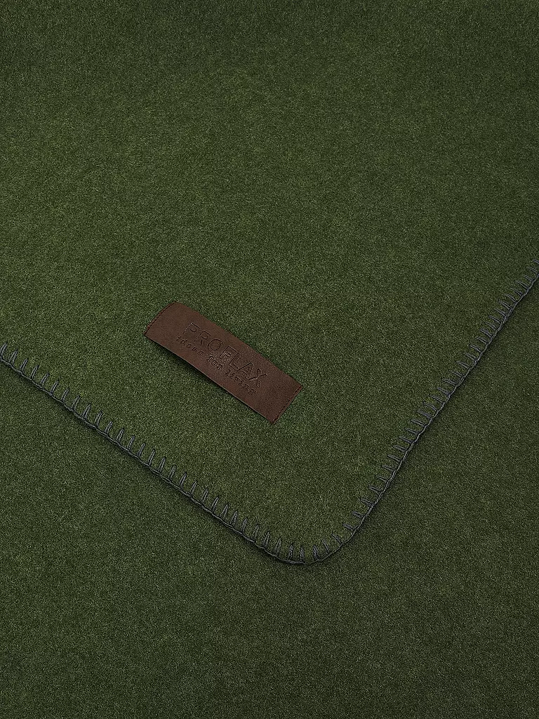 PROFLAX | Wohndecke - Plaid PROFLAX FLEECE 160x200cm Secret Forest | dunkelgrün