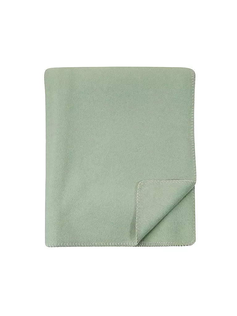 PROFLAX | Wohndecke - Plaid PROFLAX FLEECE 160x200cm Secret Salbei | hellgrün