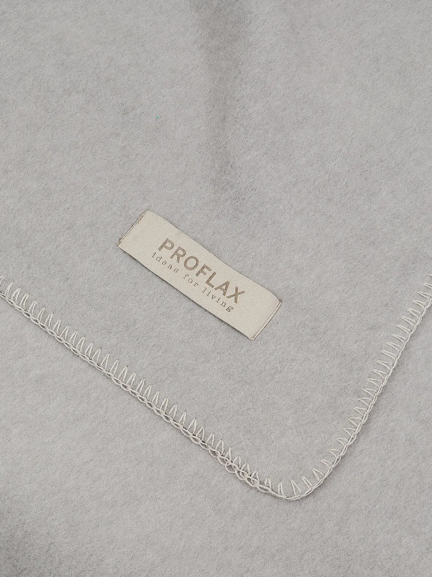 PROFLAX | Wohndecke - Plaid PROFLAX FLEECE 160x200cm Secret Stone | hellgrau
