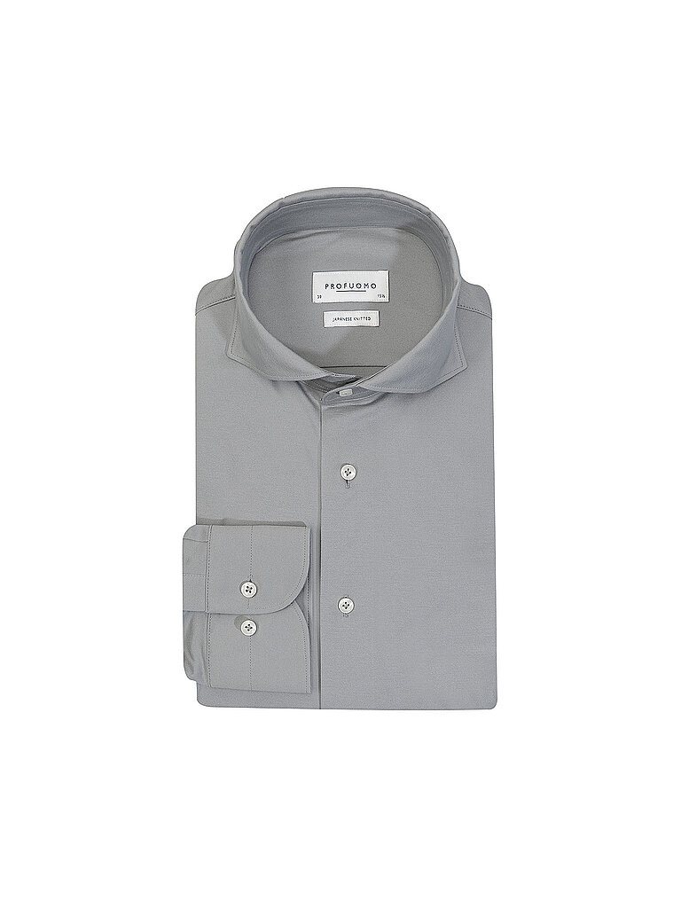 Slim Fit Business-Hemd mit Haifischkragen