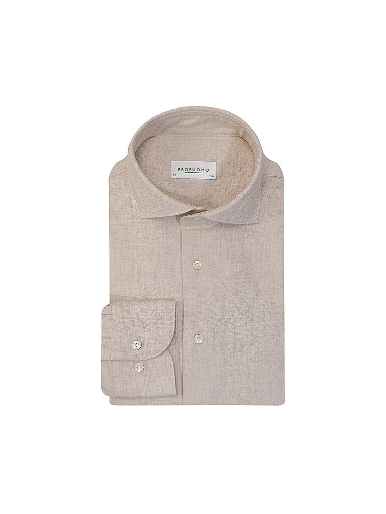 PROFUOMO Businnes Hemd beige | 41