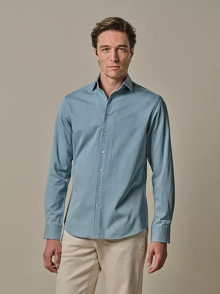 PROFUOMO | Businesshemd Slim Fit  | blau