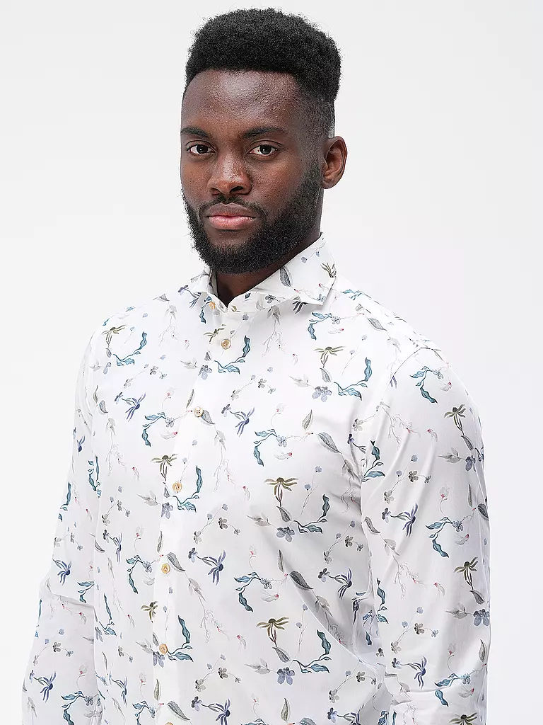 PROFUOMO | Hemd Slim Fit  | weiss