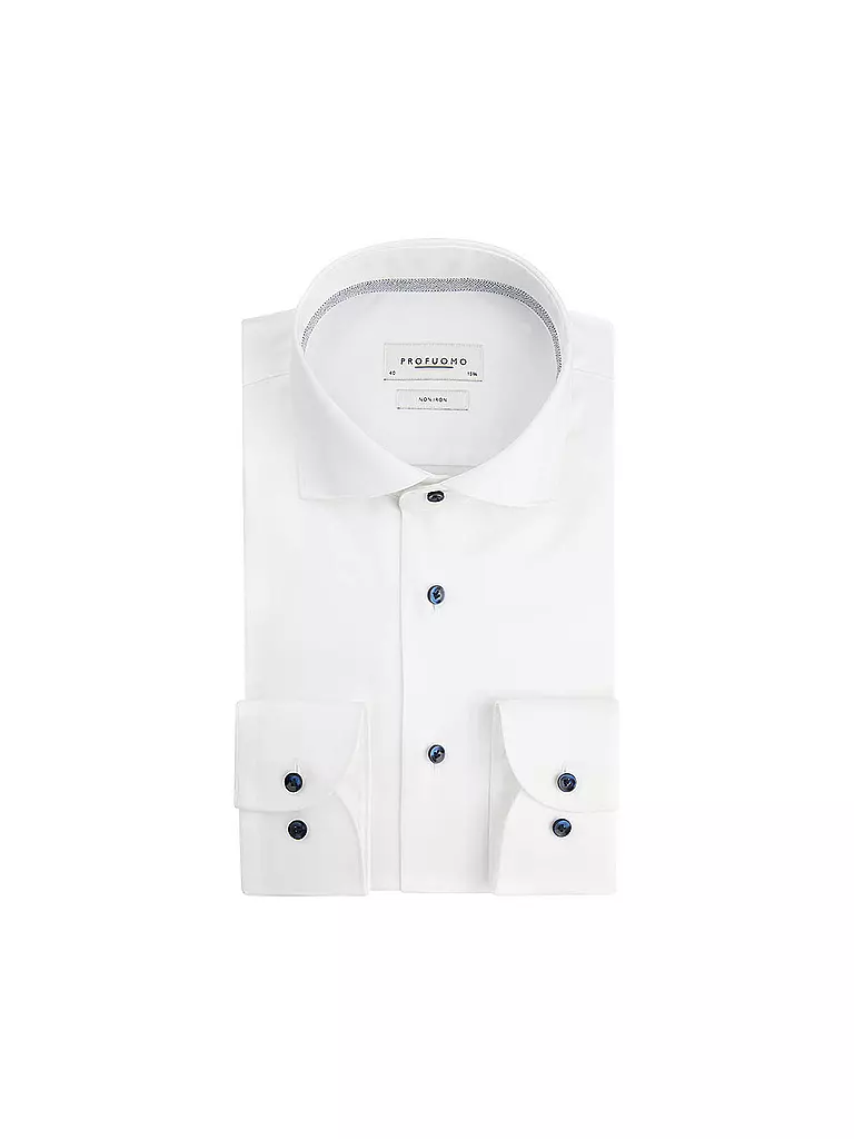 PROFUOMO | Hemd Slim Fit | weiss