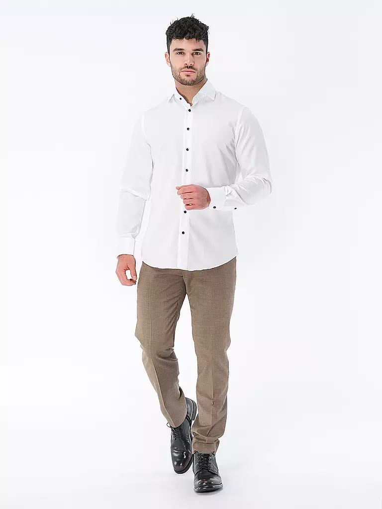 PROFUOMO | Hemd Slim Fit | weiss