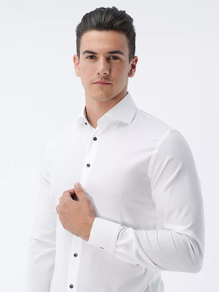 PROFUOMO | Hemd Slim Fit | weiss