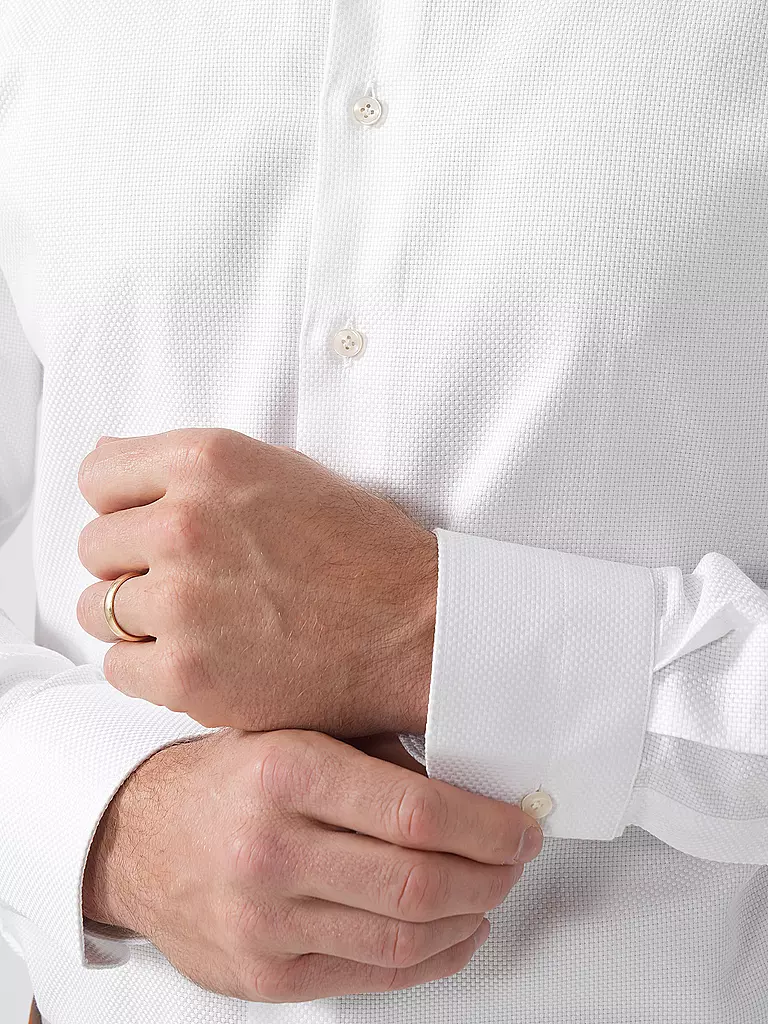 PROFUOMO | Hemd Slim Fit | weiss