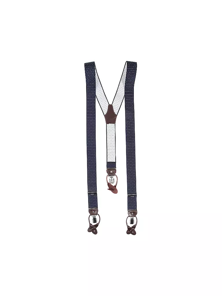 Hose Mit Knöpfen Für Hosenträger Herren PROFUOMO Hosenträger blau