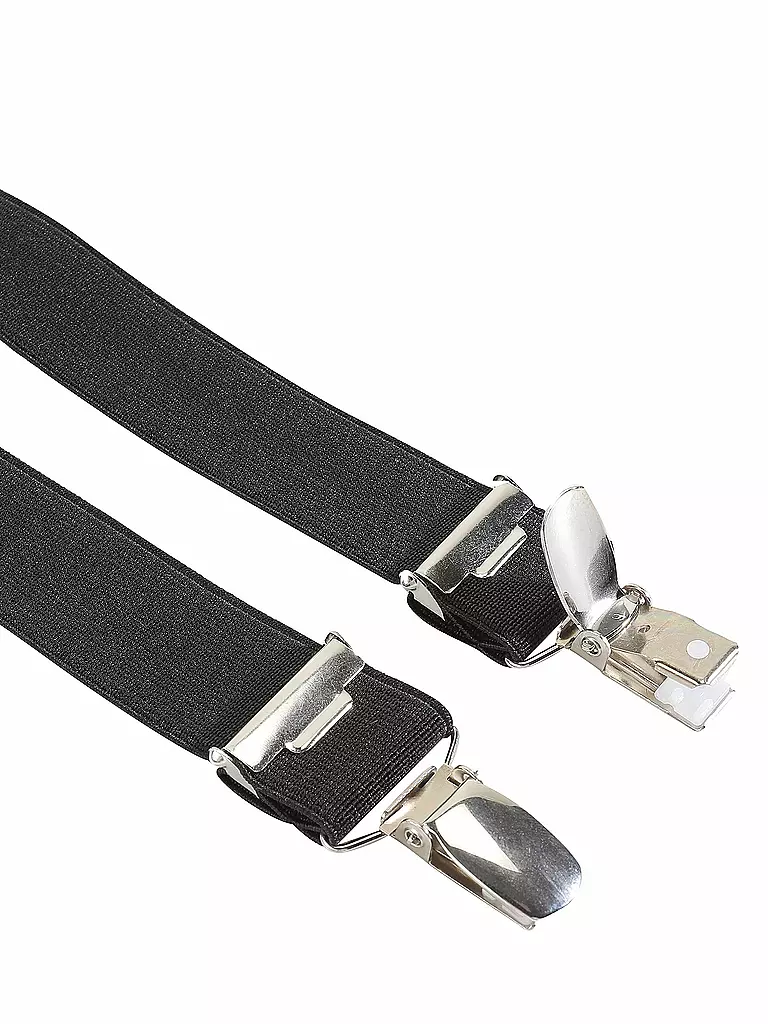 Hose Mit Knöpfen Für Hosenträger Herren PROFUOMO Hosenträger schwarz