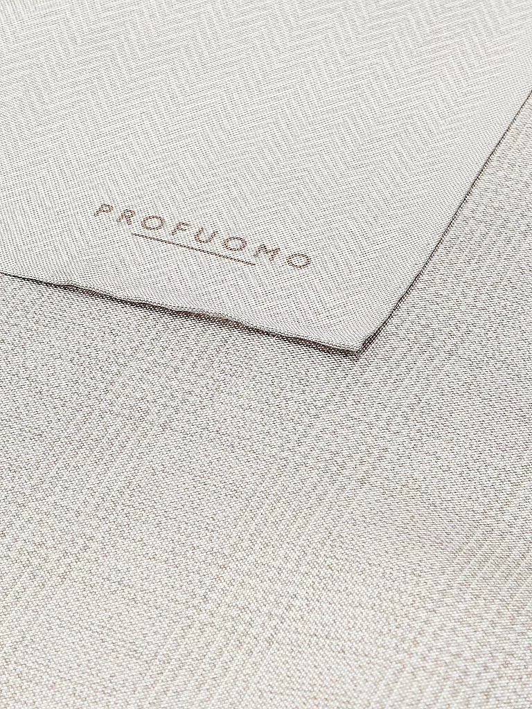 PROFUOMO | Seiden Stecktuch | beige