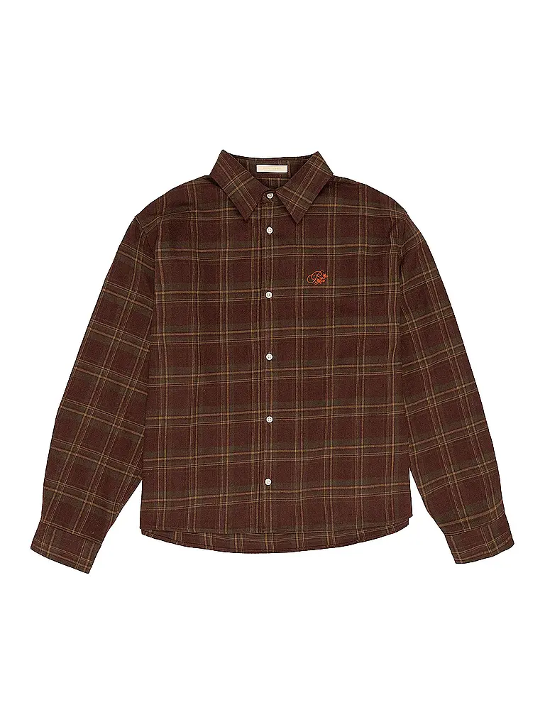 PROHIBITED | Flanellhemd Regular Fit TIMBERER | dunkelrot