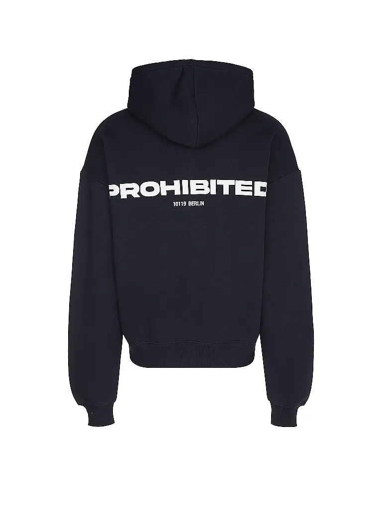 PROHIBITED | Kapuzensweater - Hoodie | dunkelblau