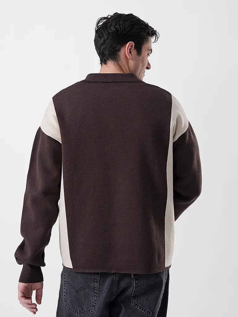 PROHIBITED | Polo-Pullover EMBLEM CONTRAST CLUBHOUSE | 