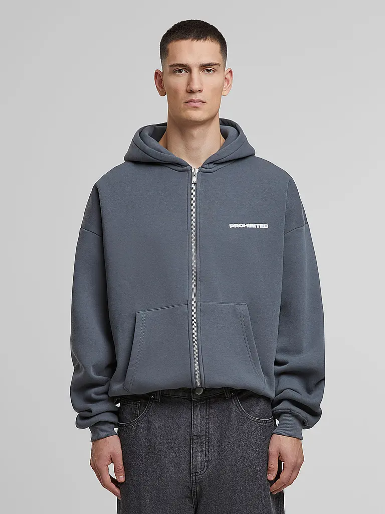 PROHIBITED | Sweatjacke  | grau
