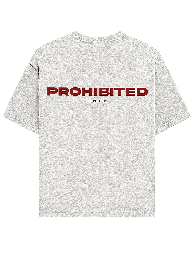 PROHIBITED | T-Shirt  | hellgrau