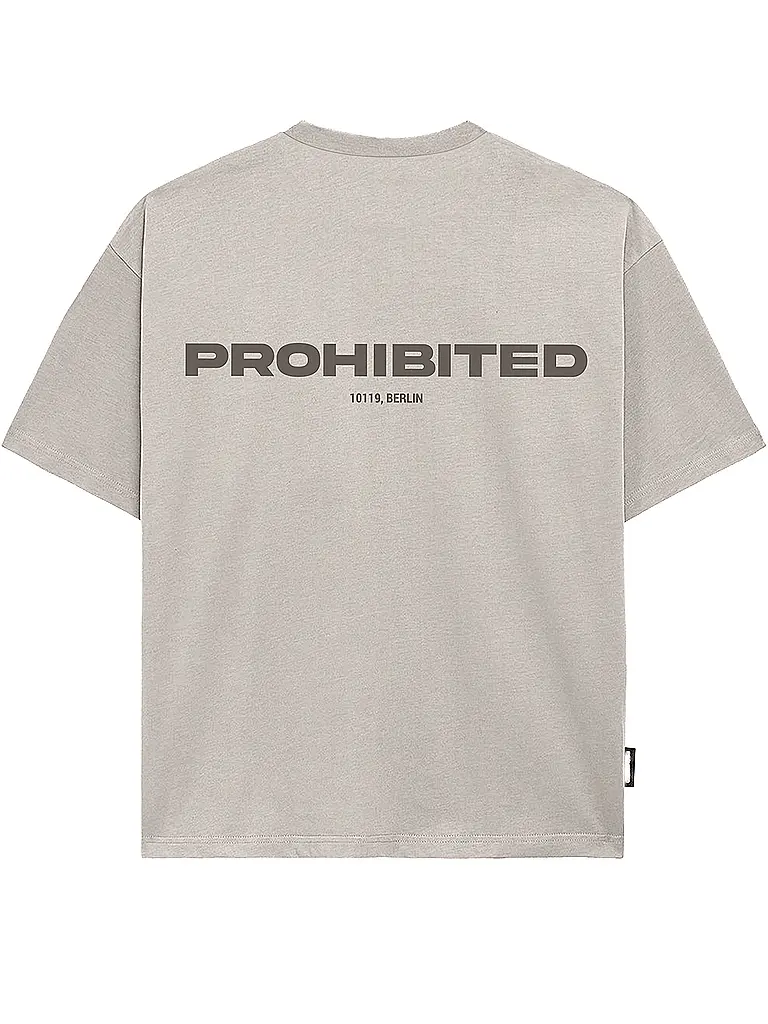PROHIBITED | T-Shirt  | beige