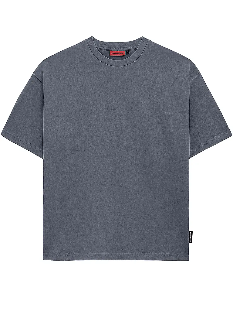 PROHIBITED | T-Shirt Oversized Fit | grau
